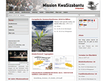 Tablet Screenshot of kwasizabantu.ch