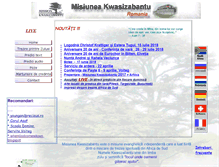 Tablet Screenshot of kwasizabantu.ro